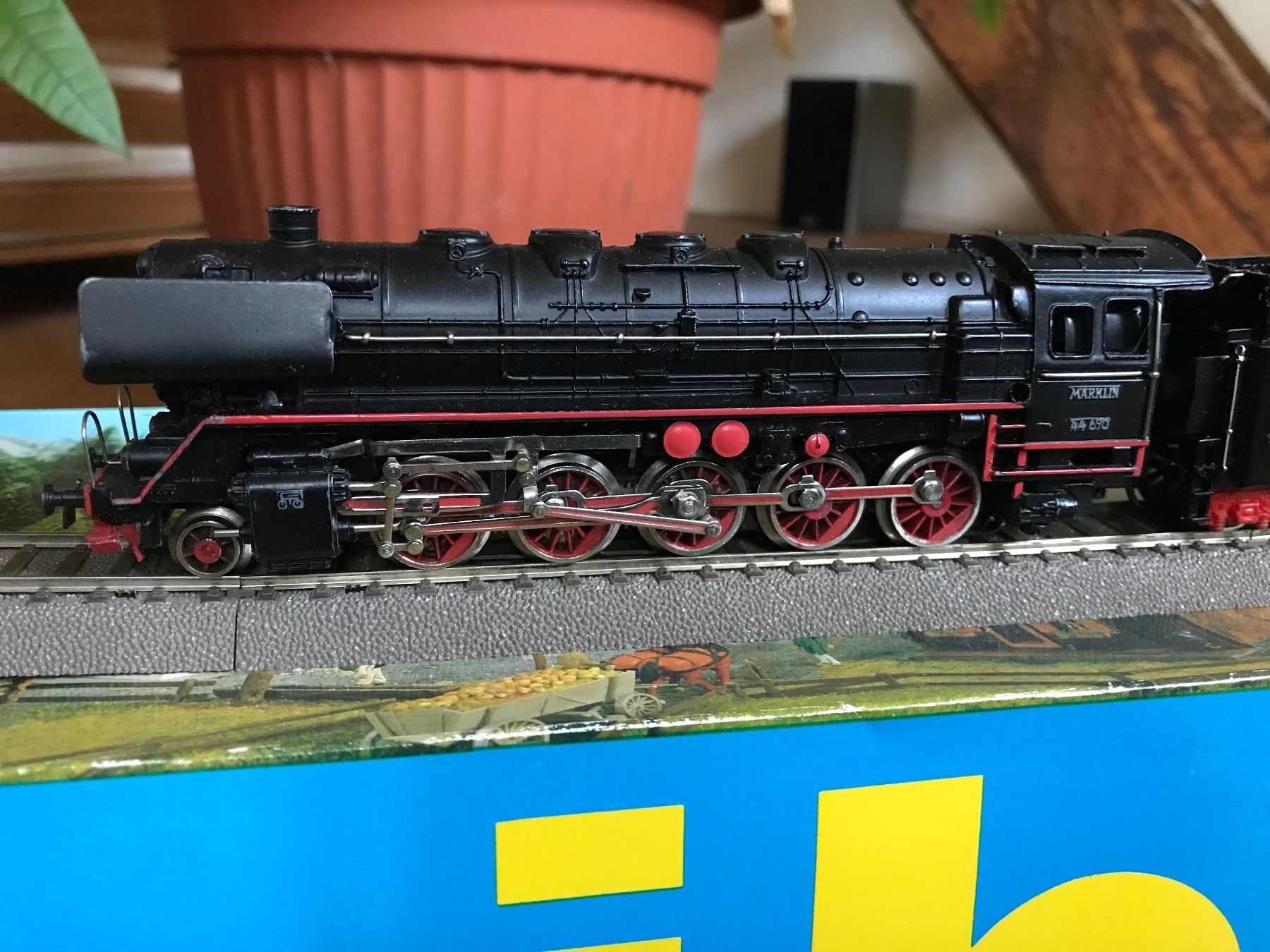 Märklin Modellini di ferrovie: märklin 3027, dampflok BR 44 mit telex – Usato da Liestal venduto da ozo2005 1