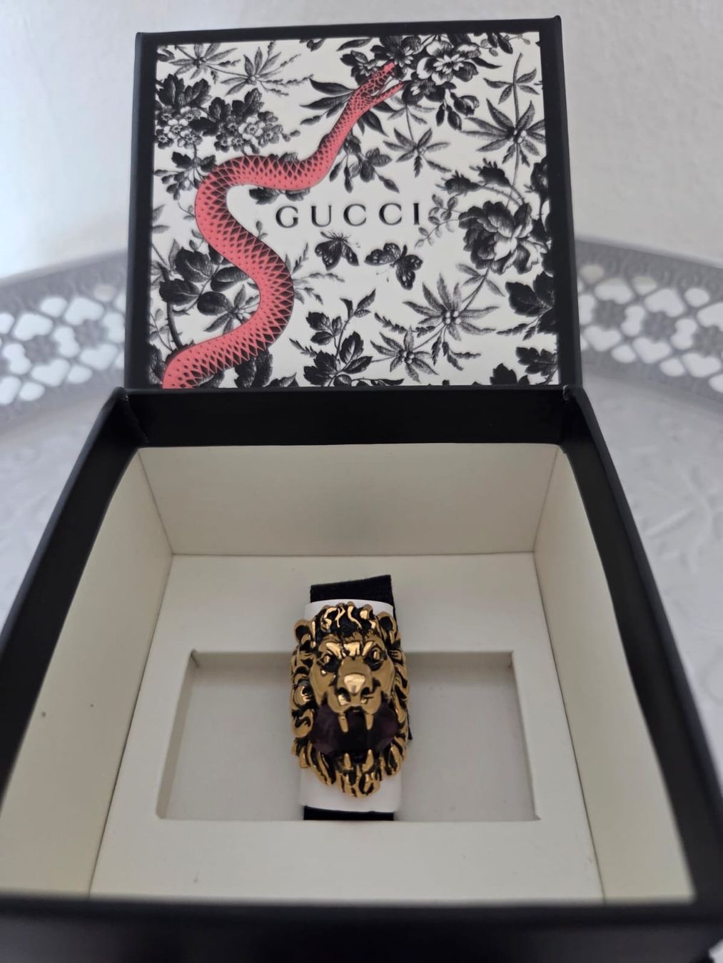 Gucci Anelli: Gucci bague avec crystal – Usato da Genève venduto da GenevaLuxury 3