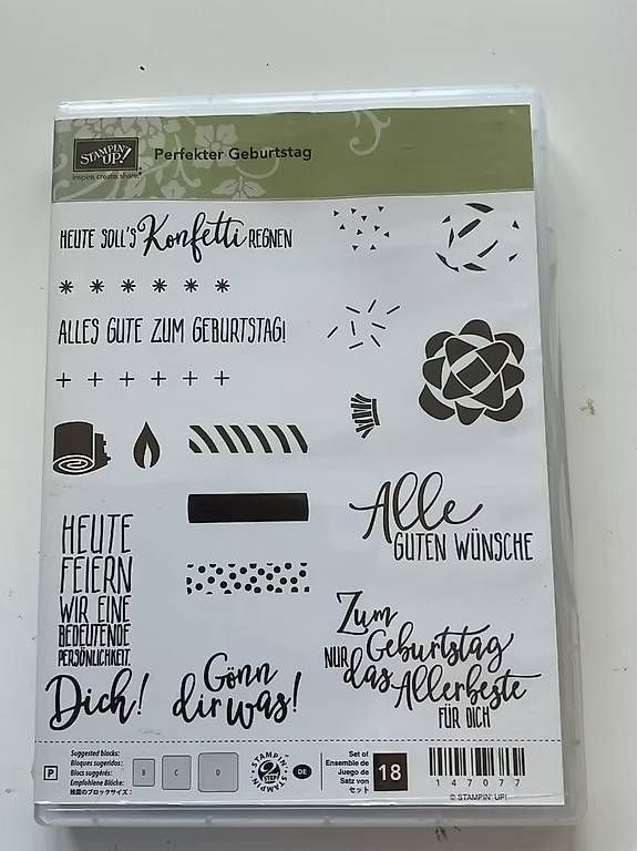 Stampin' up! Timbri: Stempelset von Stampin up "Perfekter Geburtstag" – Usato da Frauenkappelen venduto da evangelina78