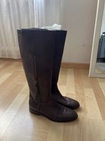 Elegante Navyboot Lederstiefel, braun, Grösse 40, neuwertig