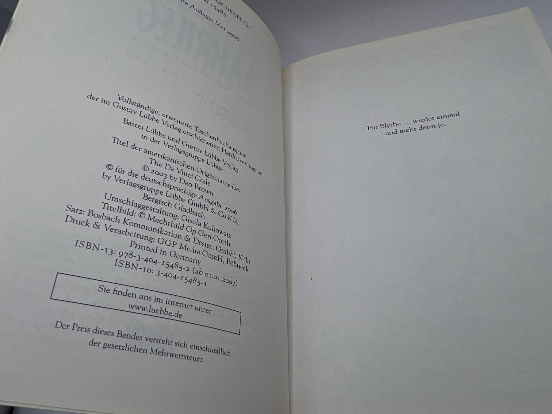 Libri: 📖 SAKRILEG The Da Vinci Code Dan Brown Thriller – Nuovo (secondo la descrizione) da Vaduz venduto da NotNeeded 4