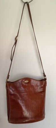 Borsa a tracolla The Bridge in pelle marrone ottime condi...