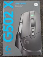 Logitech G502 X LIGHTSPEED Wireless Maus – Top-Zustand