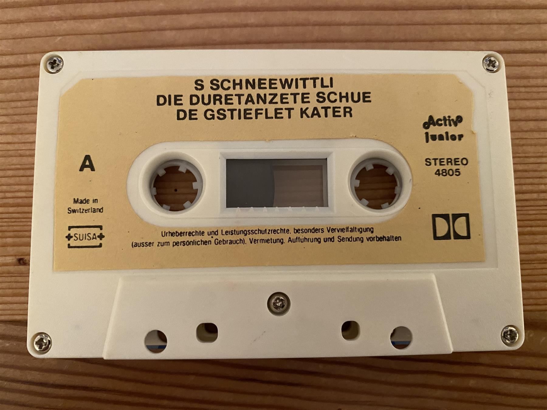 Musicassette: Kassette - S SCHNEEWITTLI & – Usato da St.Gallen venduto da kingsamas 5