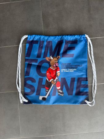 Turnbeutel "Time to Shine" IIHF Eishockey WM 2026