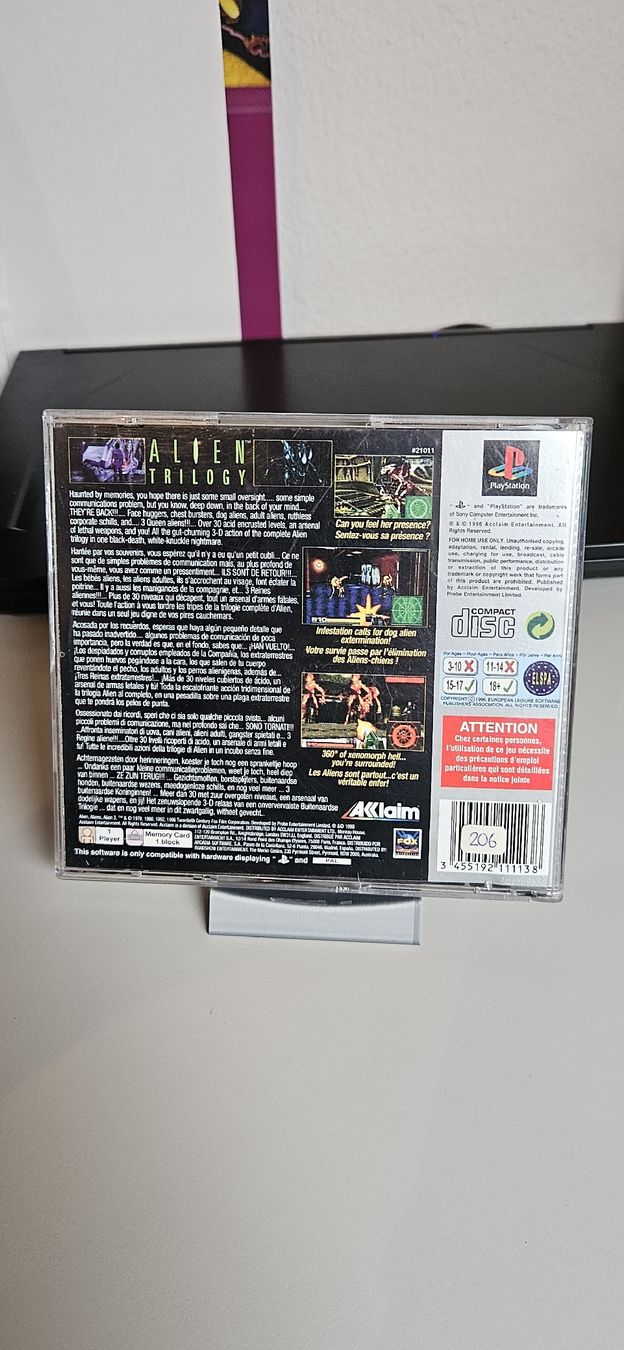 Sony Jeux: Alien Trilogy PS1 komplett – D'occasion à Belp par Ginus85 1