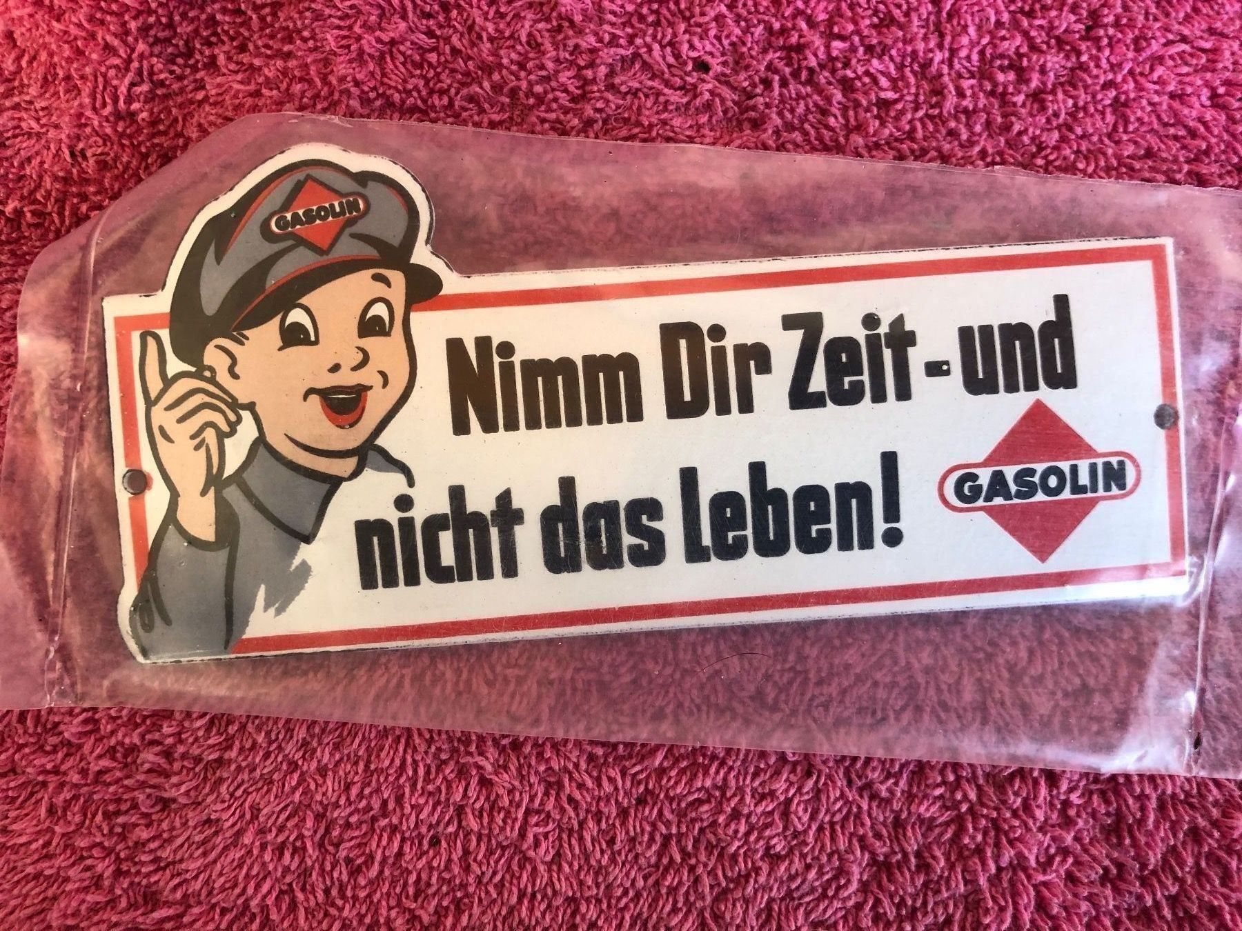 Schilder: nimm dir zeit und nicht das leben – Neu und originalverpackt aus Reinach AG von rares75