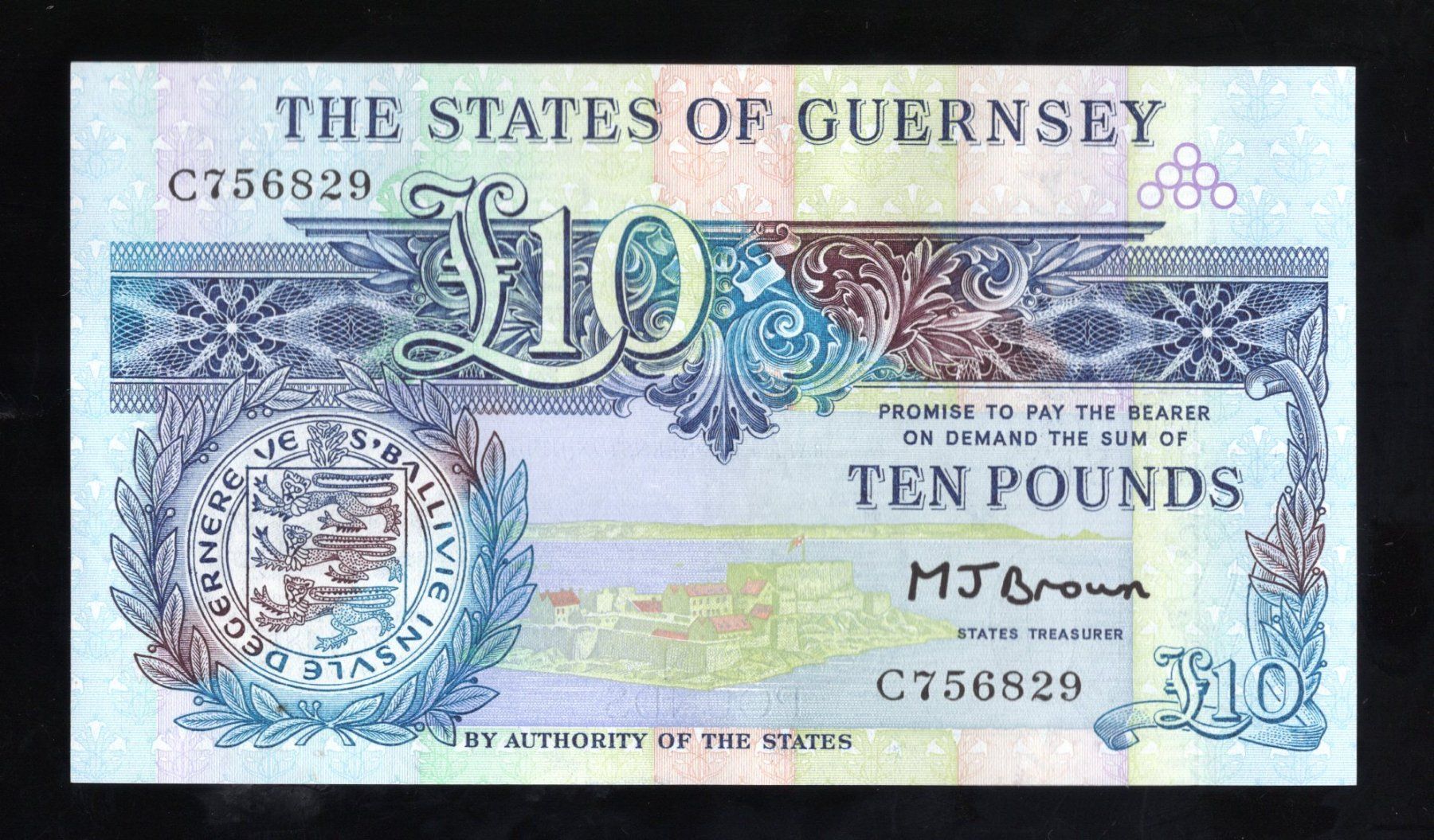 Billets de banque: Guernsey 10 pounds UNC – Neuf (Voir description) à Leibstadt par baroc333 1