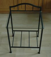 Beistelltisch Metall, Glas