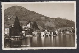 Ponte Tresa   -   alte Ansichtskarte um 1940