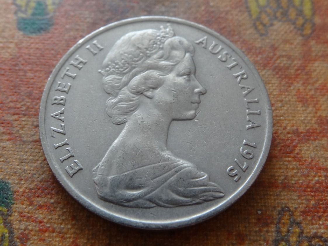 Tutti le monete: AUSTRALIA  20  Cents  1975 – Usato da Romanel-sur-Lausanne venduto da Swift13 1