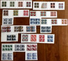 Pro Juventute Viererblock Sammlung 1925-1932 *(*), ab 1.-