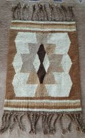 Gewebter Vintage Kelim Teppich mit Ethno-Muster, Wolle