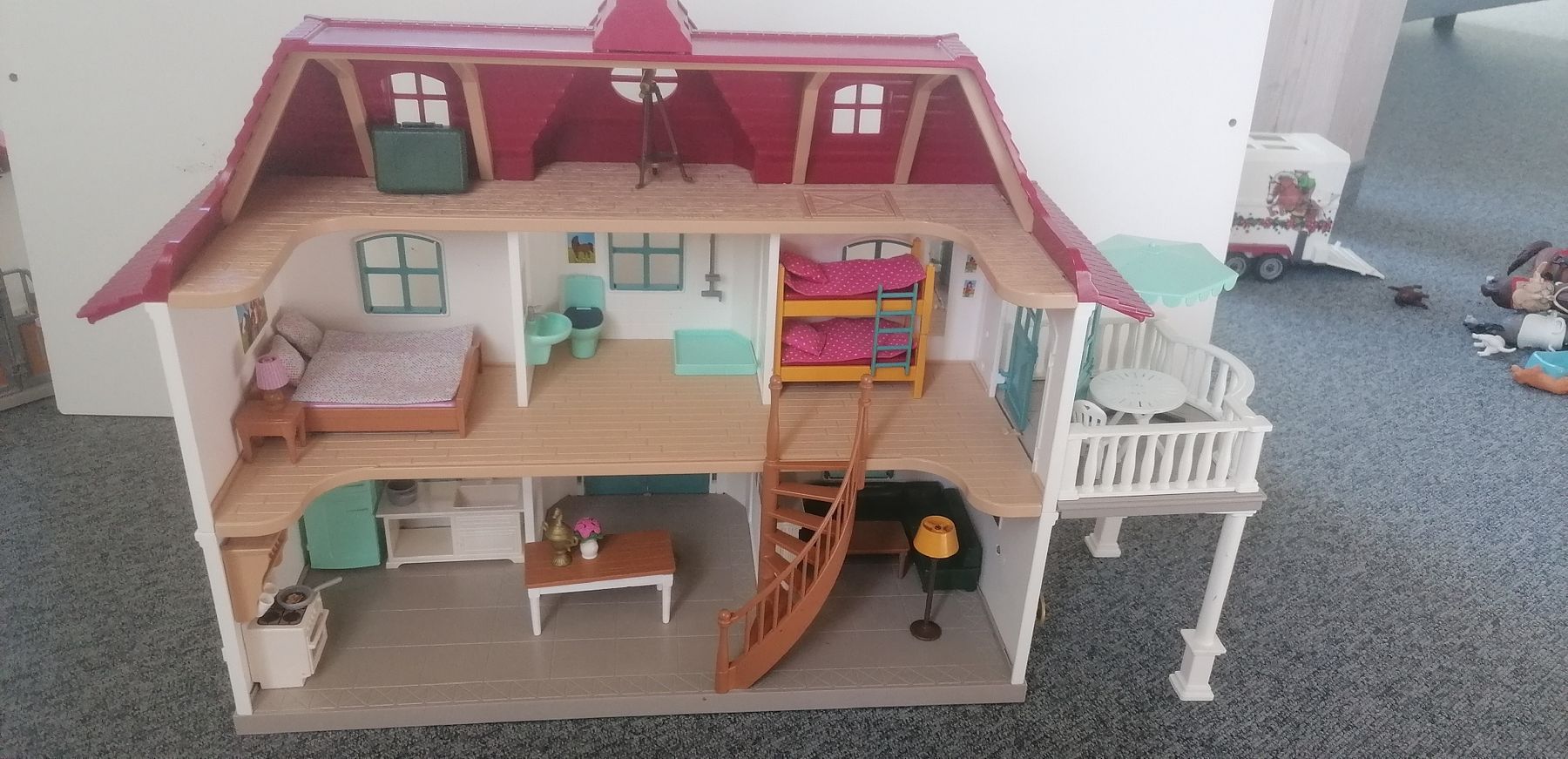 Schleich Giocattoli: Schleich Pferdestall mit div. Zubehör – Usato da Bürglen TG venduto da Fidiburns 8