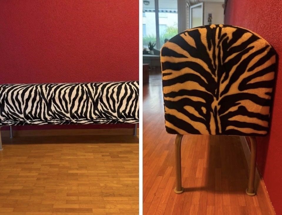 Bänke: wunderschöne Zebra Sitzbank – Gebraucht aus Auslikon von Ascha96 1