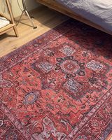 Grand tapis RugVista Georgia Oriental rouge & bleu