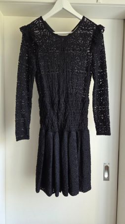 Maje Dress schwarze Spitze elastisch Size 3