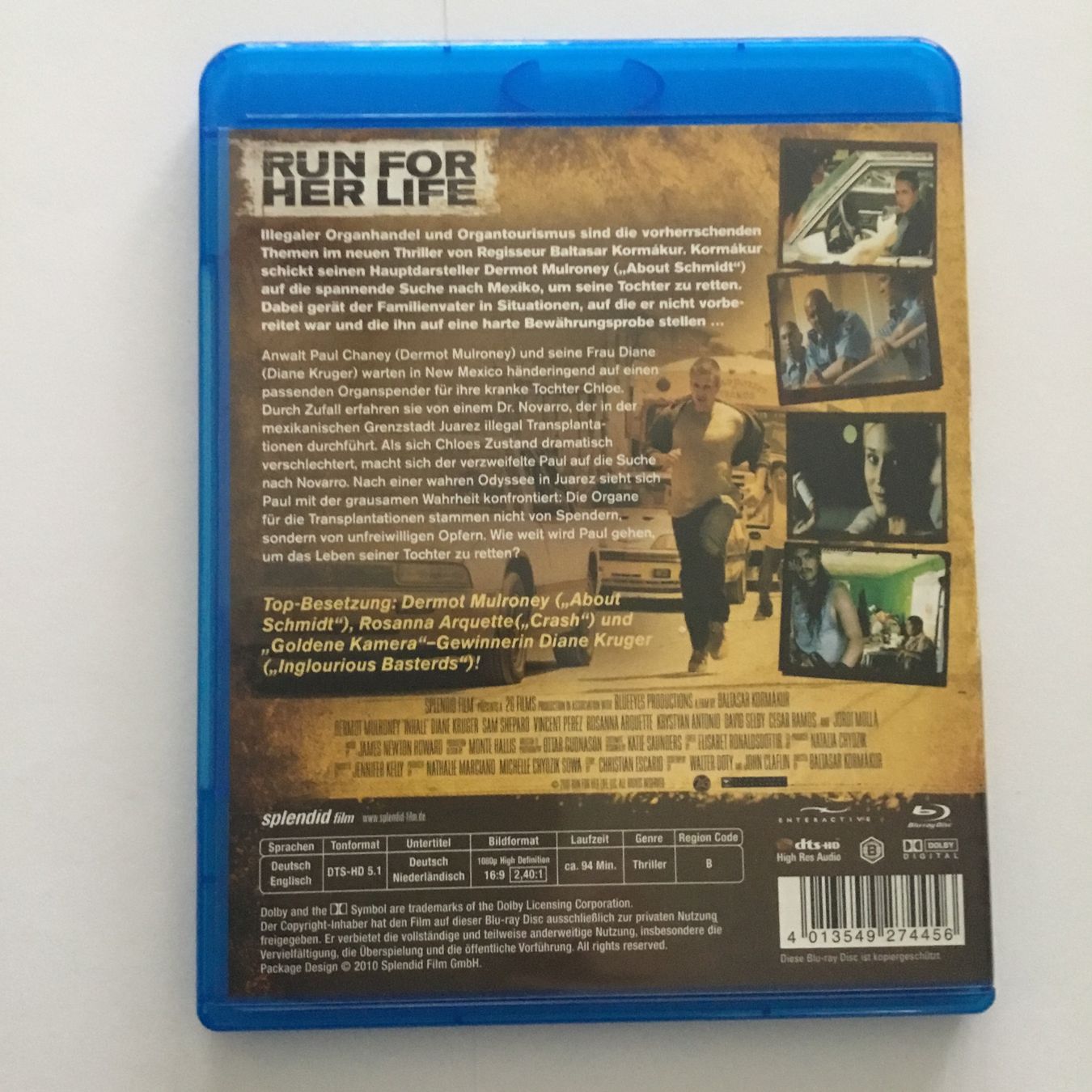 Tutti i DVDs: Run For Her Life Blu Ray – Nuovo (secondo la descrizione) da Blauen venduto da sternchen66 1