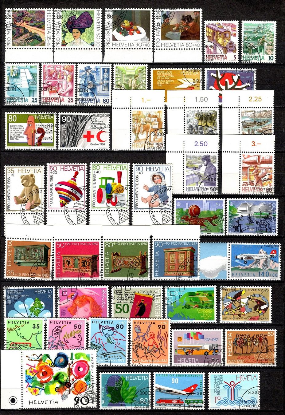 Tutti i francobolli: Sammlung Schweiz (724) – Usato da Burgdorf venduto da blinky01 1