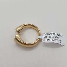 Anelli: Echt 18K Gold - Diamant, Turmalin Ring – Usato da Luzern venduto da Luzern-Goldhaus 3
