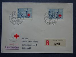 1963 W39 Blockausschnitt FDC  -  SO SELTEN ANGEBOTEN