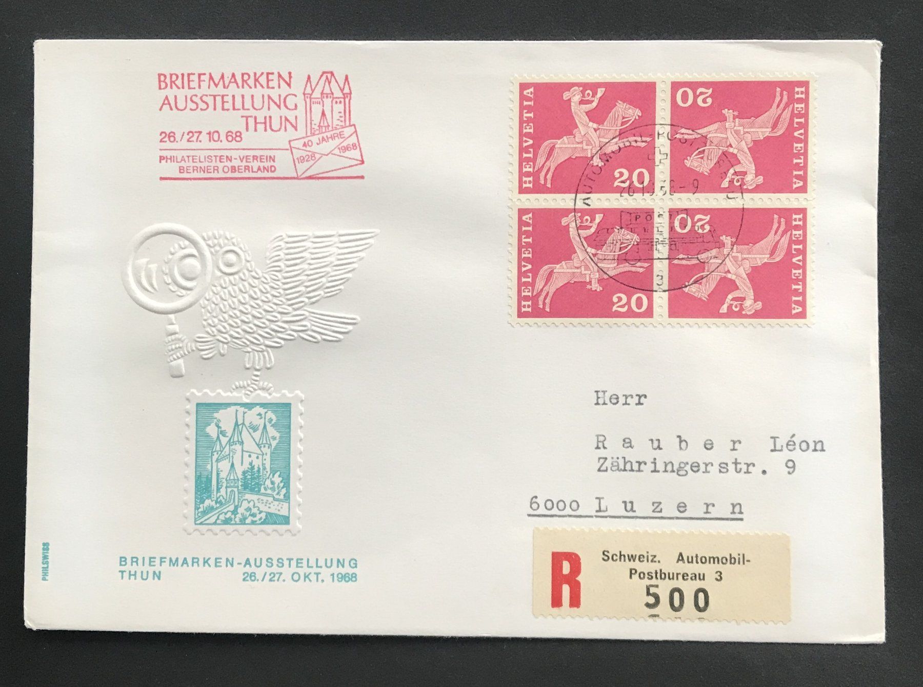 Tous les timbres: BRIEFUMSCHLAG 1968 – D'occasion à Ostermundigen par Heavenmaus75