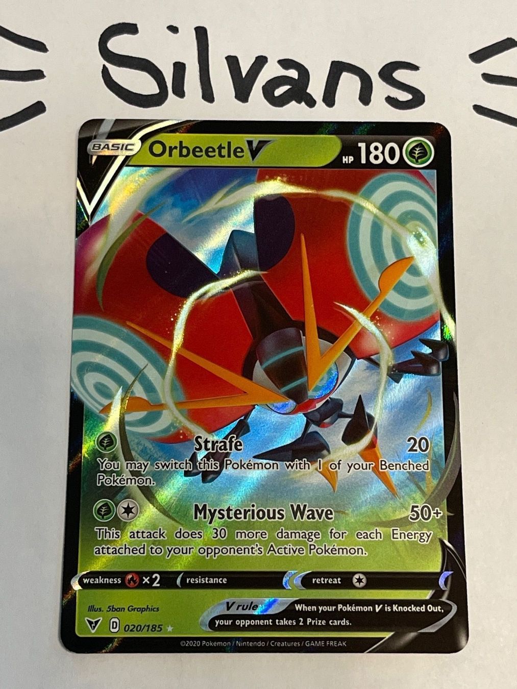 Pokémon Carte collezionabili: Orbeetle V 020/185 Vivid Voltage Farbenschock Englisch – Nuovo (secondo la descrizione) da Wil SG venduto da Silvans