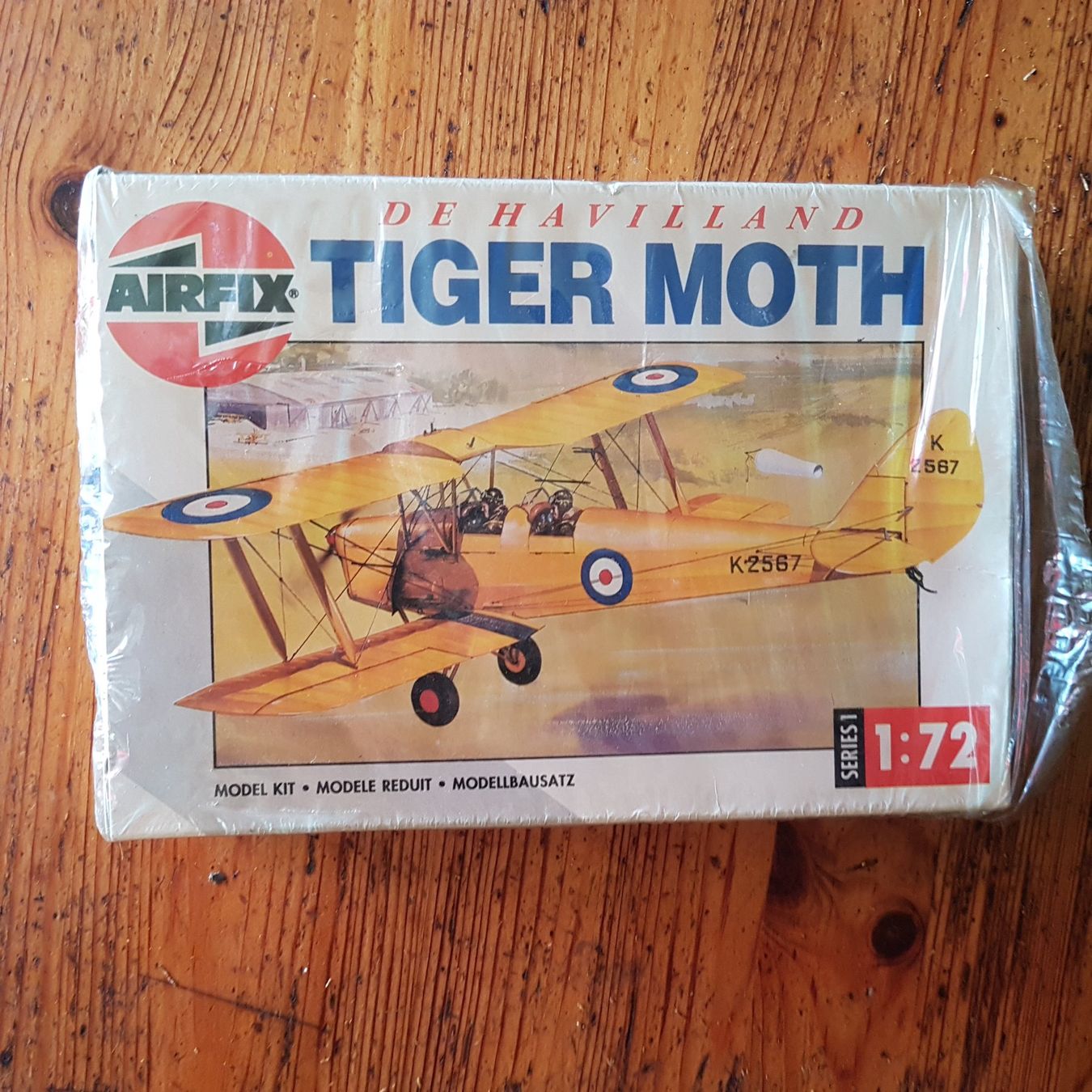 Airfix Kit di modellismo & Modellini statici: Airfix 1/72 DH Tiger Moth – Nuovo e nell'imballaggio originale da Bern venduto da causa67