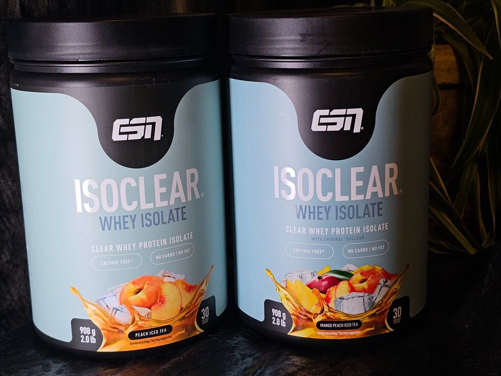 ISOCLEAR ISOLATE ESN MANGO PEACH ICED TEA 908GR PROTEIN WHEY Kaufen