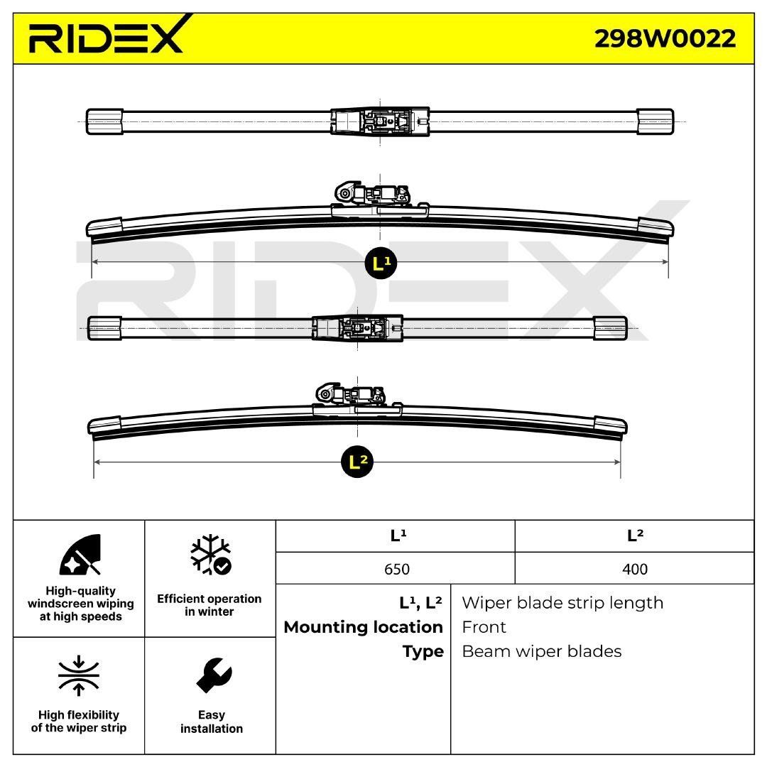 Alle Autoersatzteile: RIDEX Scheibenwischer 298W0022 – Neu (gemäss Beschreibung) aus Liestal von SirGatling 5