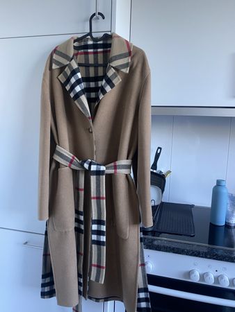 Burberry cashmere coat new UK8