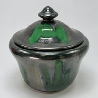 Sucrier/bonbonnière vintage en céramique Ziegler, 1950s