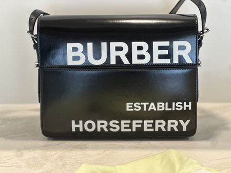 Original Burberry schwarz Leder neuwertig