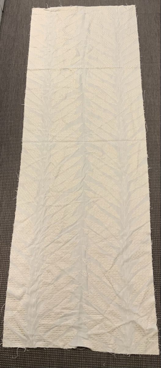 Tessuti: Coupon de tissu Larsen Blanc – Nuovo (secondo la descrizione) da rolle venduto da Tontonjulot