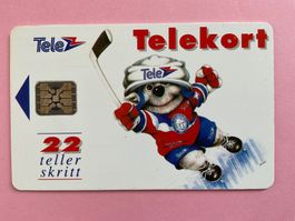 Telefonkarte Norwegen, Eishockey