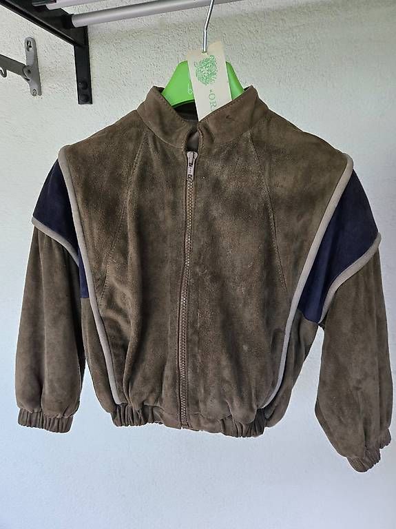 Giacche & Cappotti: Vintage Kinderjacke aus echtem Wildleder – Usato da Chur venduto da mchermann 1