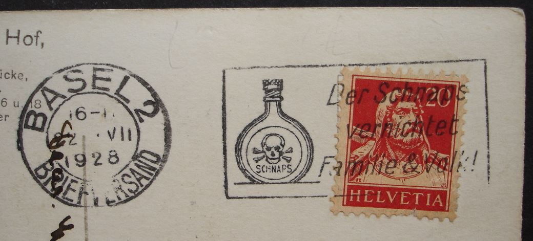 Cartes postales: BASEL Oberer Rheinweg - Hotel du Pont – D'occasion à Jona par philajona 1