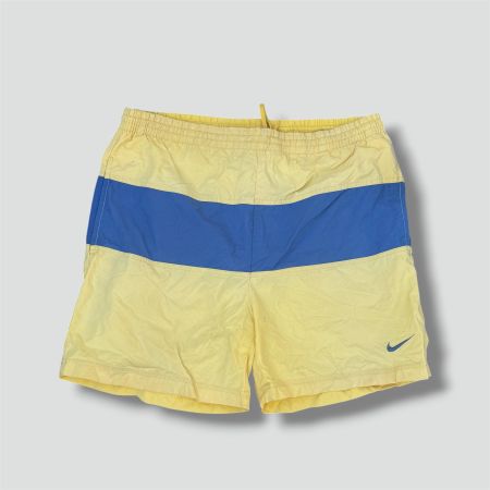 Vintage Nike 90s yellow bathing short retro badehose short