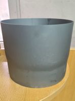 Rauchrohr für Kaminofen D 180 x 150 x 2mm Platin grau