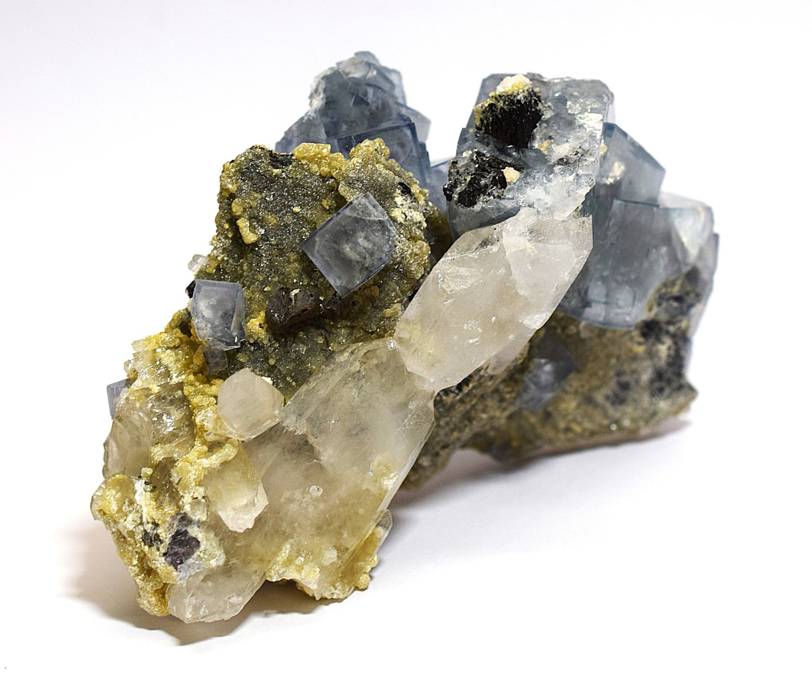 Minéraux & Lithothérapie: Fluorit mit Bergkristall aus China – Neuf (Voir description) à Grabs par Fadenquarz 4
