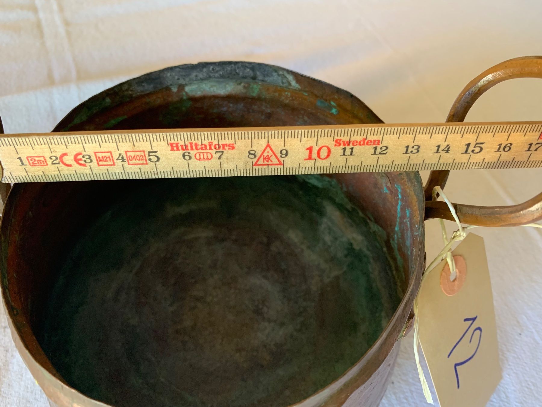 Pentole: Kupfertopf mit Henkeln, Durchmesser ca. 13cm – Usato da Urnäsch venduto da Mafre1949 1