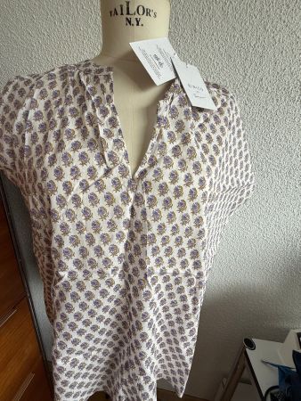 Neu Bluse Gr. L Marke Bibico 100% Baumwolle