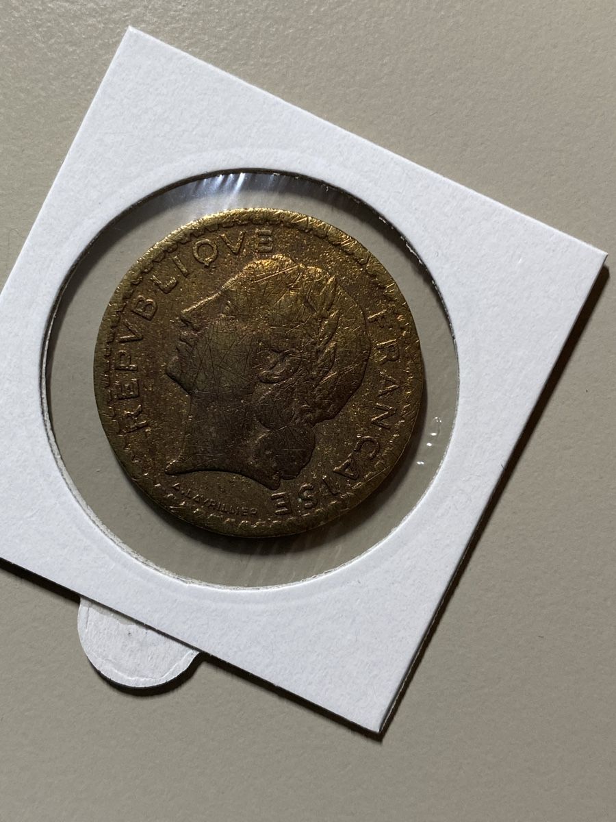 Alle Münzen: France - 5 francs - 1946 C  – Gebraucht aus Payerne von Mike1682 1