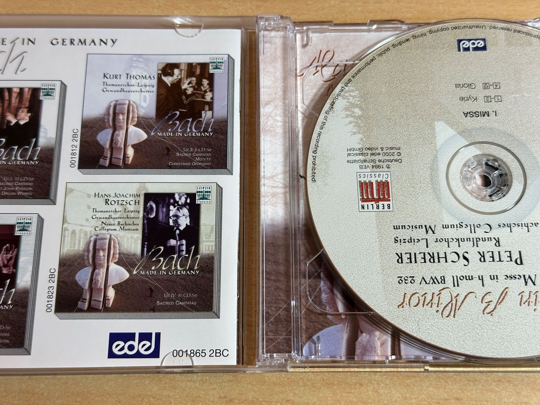 CD: R6 Peter Schreier - Messe H-Moll BWV - 2 CD – Usato da Rikon im Tösstal venduto da Alpenmutz 2