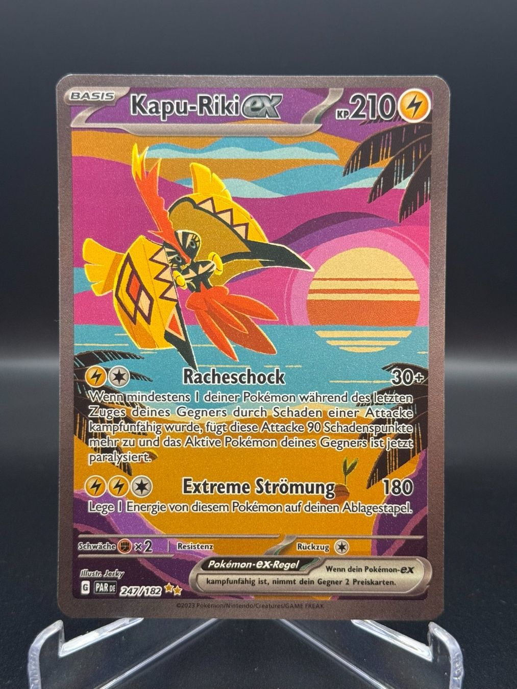 Pokémon Carte collezionabili: Kapu-Riki ex (PAR 247) – Usato da Birmensdorf ZH venduto da SnorlaxMail