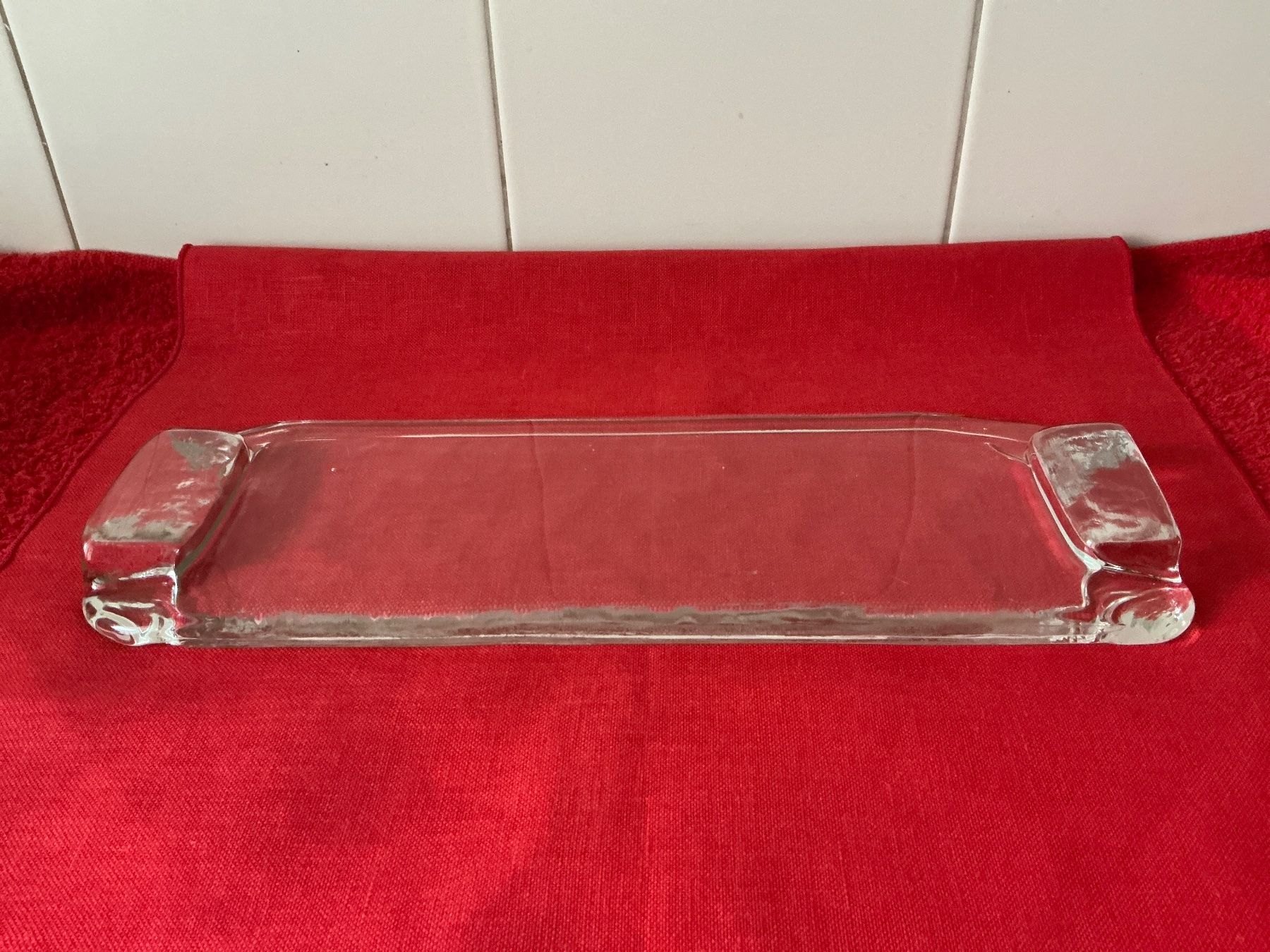 Glasi Hergiswil Servierplatten: Glasi Hergiswil.  Cakeplatte – Gebraucht aus Birmensdorf ZH von Hilhan