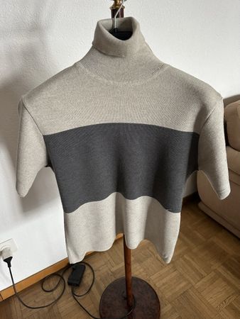 Maglia collo alto lana vergine made in Italy taglia M