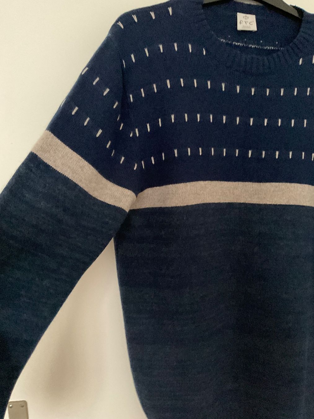 Pulls & Sweat-shirts: FTC Kaschmir Herren Pullover Gr 50/48 blau top – D'occasion à Urdorf par alda02 3