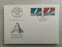 1965 FDC Schweizer Alpen Matterhorn