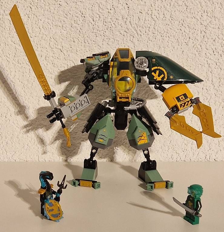 Kit di costruzioni: LEGO NINJAGO 71750 Le robot Hydro de Lloyd – Usato da Pompaples venduto da Lemmings77 1